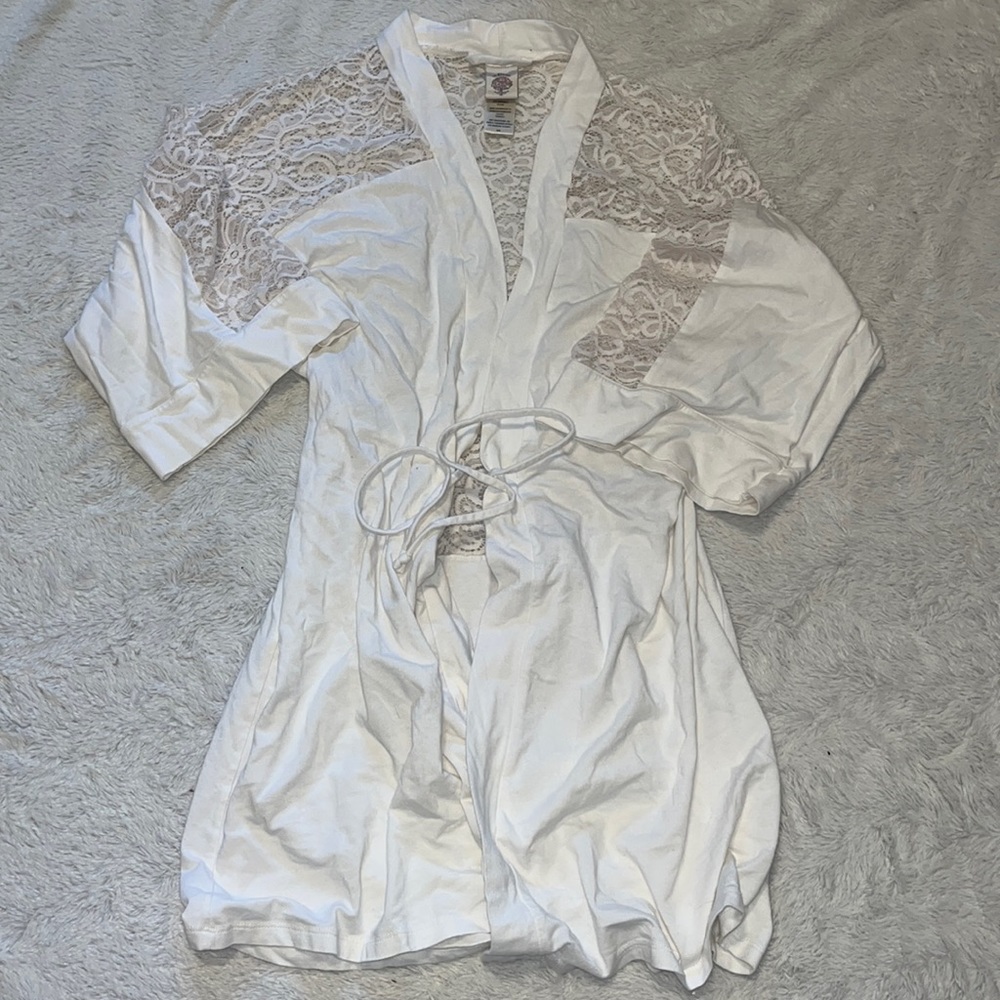 In bloom by Jon Gail white robe